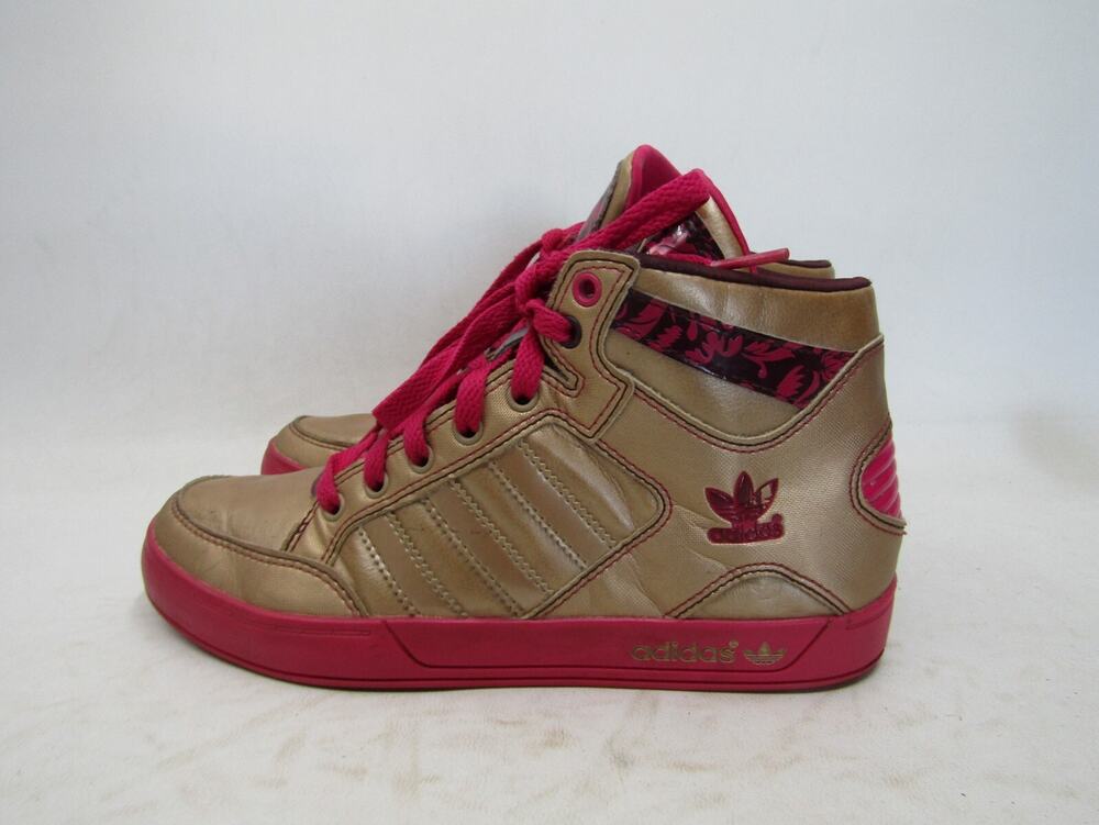 Adidas Womens Size 6 Brown Laces Athletic Casual Shoes Sneakers